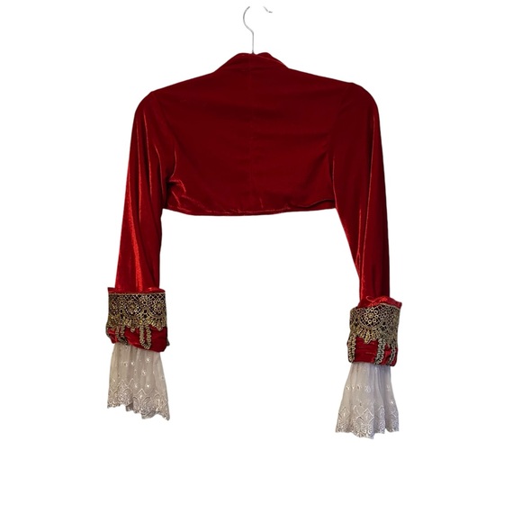 Vintage Playboy Exclusive HALLOWEEN SEXY SCANDALOUS Pirate COSTUME Jacket Red XS - Picture 2 of 11